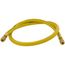 3/8" MegaFlow High-Speed Recovery Hose, 4', 1/4" x 1/4" Flare (Yellow)