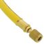 3/8" MegaFlow High-Speed Recovery Hose, 4', 1/4" x 1/4" Flare (Yellow)