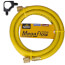 3/8" MegaFlow High-Speed Recovery Hose, 6', 1/4" x 1/4" Flare (Yellow)