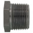 3/4" x 1/2" Steel Merchant Black Hex Bushing