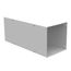 10" x 24" x 10" NEMA 1 Screw Cover Lay-In Wireway, Steel, Gray, No Knockouts, 101024-GSC1-NK