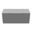 10" x 24" x 10" NEMA 1 Screw Cover Lay-In Wireway, Steel, Gray, No Knockouts, 101024-GSC1-NK
