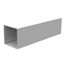 10" x 36" x 10" NEMA 1 Screw Cover Lay-In Wireway, Steel, Gray, No Knockouts, 101036-GSC1-NK