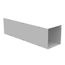 10" x 36" x 10" NEMA 1 Screw Cover Lay-In Wireway, Steel, Gray, No Knockouts, 101036-GSC1-NK