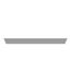 10" x 48" x 10" NEMA 1 Screw Cover Lay-In Wireway, Steel, Gray, No Knockouts, 101048-GSC1-NK