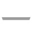 10" x 48" x 10" NEMA 3R Screw Cover Lay-In Wireway, Steel, Gray, No Knockouts, 101048-GSC3R-NK
