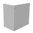 10" x 10" x 6" NEMA 1 Screw Cover Junction Box, Steel, Gray, No Knockouts, 10106-SC1-NK