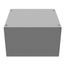 10" x 10" x 6" NEMA 1 Screw Cover Junction Box, Steel, Gray, 10106-SC1