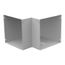 10" x 10" 90-Degree Corner Elbow, NEMA 1, Steel, ANSI 61 Gray, 1010L90C