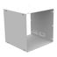 12" x 12" x 12" NEMA 1 Screw Cover Lay-In Wireway, Steel, Gray, No Knockouts, 121212-GSC1-NK