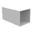 12" x 24" x 12" NEMA 1 Screw Cover Lay-In Wireway, Steel, Gray, No Knockouts, 121224-GSC1-NK