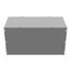 12" x 24" x 12" NEMA 1 Screw Cover Lay-In Wireway, Steel, Gray, No Knockouts, 121224-GSC1-NK
