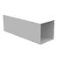 12" x 36" x 12" NEMA 1 Screw Cover Lay-In Wireway, Steel, Gray, No Knockouts, 121236-GSC1-NK