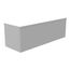 12" x 36" x 12" NEMA 3R Screw Cover Lay-In Wireway, Steel, Gray, No Knockouts, 121236-GSC3R-NK