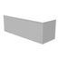 12" x 36" x 12" NEMA 3R Screw Cover Lay-In Wireway, Steel, Gray, No Knockouts, 121236-GSC3R-NK