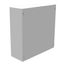 12" x 4" x 12" NEMA 1 Screw Cover Junction Box, Steel, Gray, No Knockouts, 12124-SC1-NK