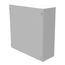12" x 4" x 12" NEMA 1 Screw Cover Junction Box, Steel, Gray, No Knockouts, 12124-SC1-NK