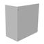 12" x 12" x 6" NEMA 1 Screw Cover Junction Box, Steel, Gray, No Knockouts, 12126-SC1-NK