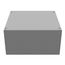 12" x 6" x 12" NEMA 1 Screw Cover Junction Box, Steel, Gray, 12126-SC1