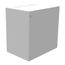 12" x 8" x 12" NEMA 1 Screw Cover Junction Box, Steel, Gray, 12128-SC1