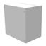 12" x 8" x 12" NEMA 1 Screw Cover Junction Box, Steel, Gray, 12128-SC1