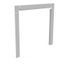 12" x 12" Wireway End Flange, Screw Cover, NEMA 1, Steel, Gray, 1212GF