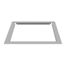 12" x 12" Wireway End Flange, Screw Cover, NEMA 1, Steel, Gray, 1212GF