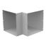 12" x 12" 90-Degree Corner Elbow, NEMA 1, Steel, ANSI 61 Gray, 1212L90C