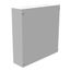 16" x 16" x 4" NEMA 1 Screw Cover Junction Box, Steel, Gray, 16164-SC1