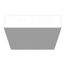 16" x 16" x 4" NEMA 1 Screw Cover Junction Box, Steel, Gray, 16164-SC1