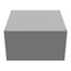 18" x 18" x 10" NEMA 1 Screw Cover Junction Box, Steel, Gray, No Knockouts, 181810-SC1-NK
