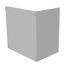 18" x 18" x 12" NEMA 1 Screw Cover Junction Box, Steel, Gray, No Knockouts, 181812-SC1-NK