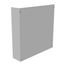 18" x 18" x 4" NEMA 1 Screw Cover Junction Box, Steel, Gray, No Knockouts, 18184-SC1-NK