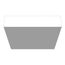 18" x 18" x 4" NEMA 1 Screw Cover Junction Box, Steel, Gray, No Knockouts, 18184-SC1-NK
