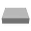 18" x 18" x 4" NEMA 1 Screw Cover Junction Box, Steel, Gray, No Knockouts, 18184-SC1-NK
