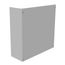 18" x 18" x 6" NEMA 1 Screw Cover Junction Box, Steel, Gray, No Knockouts, 18186-SC1-NK