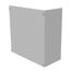 18" x 18" x 8" NEMA 1 Screw Cover Junction Box, Steel, Gray, No Knockouts, 18188-SC1-NK