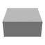 18" x 18" x 8" NEMA 1 Screw Cover Junction Box, Steel, Gray, No Knockouts, 18188-SC1-NK