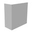 24" x 24" x 10" NEMA 1 Screw Cover Junction Box, Steel, Gray, No Knockouts, 242410-SC1-NK