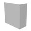 24" x 24" x 10" NEMA 1 Screw Cover Junction Box, Steel, Gray, No Knockouts, 242410-SC1-NK