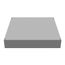 24" x 24" x 4" NEMA 1 Screw Cover Junction Box, Steel, Gray, 24244-SC1