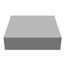 24" x 24" x 6" NEMA 1 Screw Cover Junction Box, Steel, Gray, No Knockouts, 24246-SC1-NK