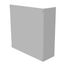 24" x 24" x 8" NEMA 1 Screw Cover Junction Box, Steel, Gray, No Knockouts, 24248-SC1-NK