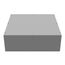 30" x 30" x 10" NEMA 1 Screw Cover Junction Box, Steel, Gray, No Knockouts, 303010-SC1-NK