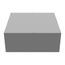 30" x 30" x 12" NEMA 1 Screw Cover Junction Box, Steel, Gray, No Knockouts, 303012-SC1-NK