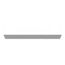 4" x 24" x 4" NEMA 1 Screw Cover Lay-In Wireway, Steel, Gray, With Knockouts, 4424-GSC1