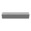 4" x 24" x 4" NEMA 3R Screw Cover Lay-In Wireway, Steel, Gray, No Knockouts, 4424-GSC3R-NK