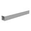 4" x 36" x 4" NEMA 1 Screw Cover Lay-In Wireway, Steel, Gray, No Knockouts, 4436-GSC1-NK