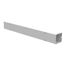 4" x 36" x 4" NEMA 1 Screw Cover Lay-In Wireway, Steel, Gray, No Knockouts, 4436-GSC1-NK