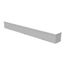 4" x 36" x 4" NEMA 3R Screw Cover Lay-In Wireway, Steel, Gray, With Knockouts, 4436-GSC3R